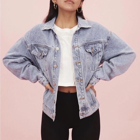 CRY BABY Oversized Denim Jacket - Picture 1 of 3